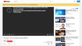 
                            10. HP Switch - How to configure telnet (JE009A) - YouTube