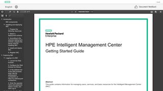 
                            7. HPE IMC Getting Started Guide - HPE Support Center