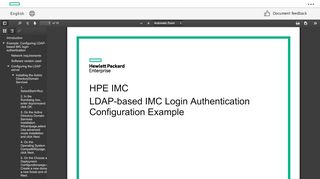 
                            12. HPE IMC LDAP-based IMC Login Authentication Configuration Example