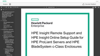 
                            10. HPE Insight Remote Support and HPE Insight Online Setup Guide for ...