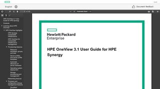
                            4. HPE OneView 3.1 User Guide for HPE Synergy - HPE Support Center