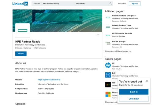 
                            8. HPE Partner Ready | LinkedIn