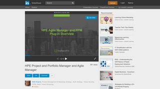 
                            9. HPE Project and Portfolio Manager and Agile Manager - SlideShare