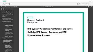 
                            5. HPE Synergy Appliances Maintenance and Service Guide for HPE ...