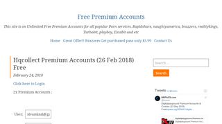 
                            5. Hqcollect Premium Accounts Free