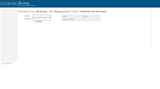 
                            4. HR Access. - L Brands Access Login