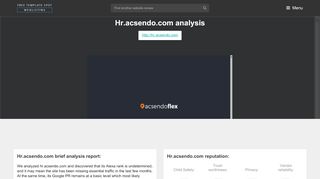 
                            6. Hr Acsendo. Log in | Acsendo