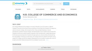 
                            11. H.R. College of Commerce and Economics in Mumbai - Univariety