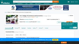 
                            8. H.R. College Of Commerce And Economics, Mumbai - Courses ...