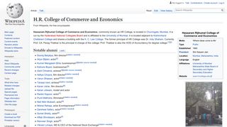 
                            2. H.R. College of Commerce and Economics - Wikipedia