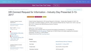 
                            10. HR Connect Request for Information - Industry Day Presented 3-13 ...
