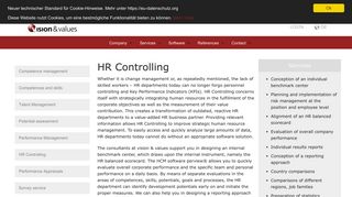 
                            8. HR Controlling | vision & values