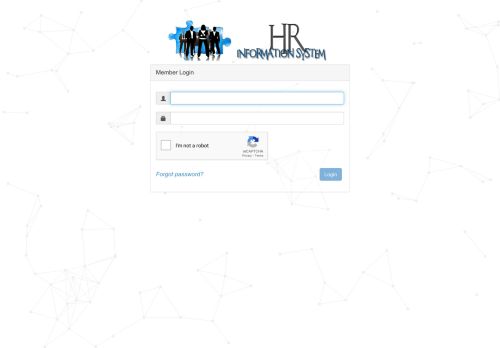 
                            12. HR Information System - Log In