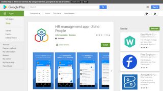 
                            6. HR management app - Zoho People - Apps on Google Play