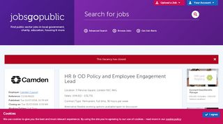 
                            10. HR & OD Policy and Employee Engagement Lead | Jobsgopublic ...