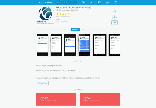 
                            7. HR Portal ( Kompas Gramedia ) - AppRecs