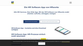 
                            4. HR Software App von HRworks - Mobile Reisekostenabrechnung uvm.