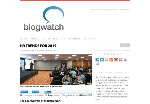 
                            13. HR Trends for 2019 » - Blogwatch.tv