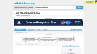 
                            5. hr.epfoservices.com at Website Informer. Visit Hr Epfoservices.