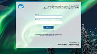 
                            4. HRIS and SAM Login Page