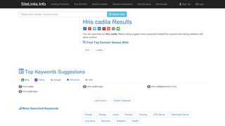 
                            9. Hris cadila Results For Websites Listing - SiteLinks.Info
