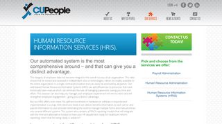 
                            3. HRIS - CU People, Inc.