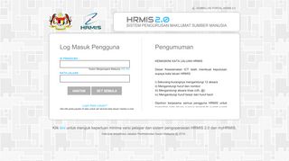 
                            10. HRMIS Login Page