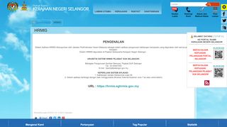 
                            9. hrmis - Portal Kerajaan Negeri Selangor Darul Ehsan