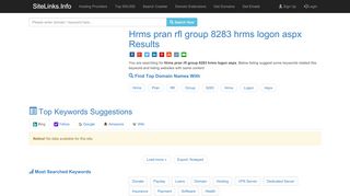 
                            13. Hrms pran rfl group 8283 hrms logon aspx Results For Websites ...