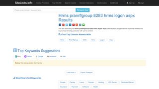 
                            12. Hrms pranrflgroup 8283 hrms logon aspx Results For Websites Listing