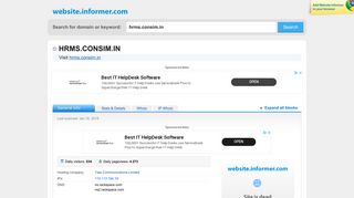 
                            4. hrms.consim.in at Website Informer. Visit Hrms Consim.