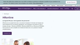 
                            2. HRonline : Logiciel RH pour votre gestion de personnel | Securex