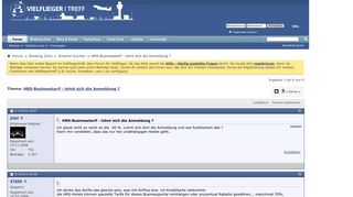 
                            7. HRS-Businesstarif - lohnt sich die Anmeldung ? - Vielfliegertreff
