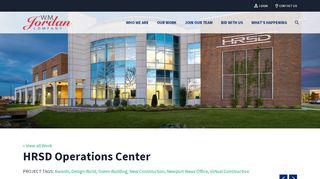 
                            10. HRSD Operations Center | W.M. Jordan Company