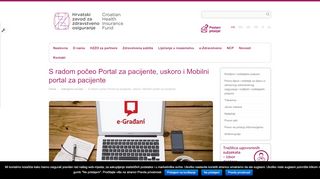 
                            12. Hrvatski zavod za zdravstveno osiguranje » S radom počeo Portal za ...