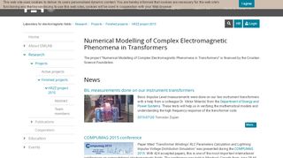
                            12. HRZZ project Numerical Modelling of Complex Electromagnetic ...