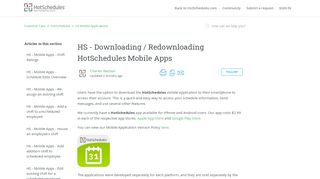 
                            9. HS - Downloading / Redownloading HotSchedules Mobile Apps ...