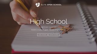 
                            9. HS Login Page — Elite Open School
