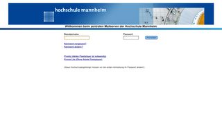 
                            2. hs-mannheim.de Login page HS-Mannheim