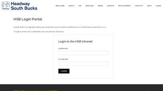 
                            8. HSB Login Portal - Headway South Bucks