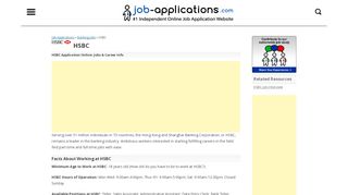 
                            12. HSBC Application, Jobs & Careers Online - Job-Applications.com