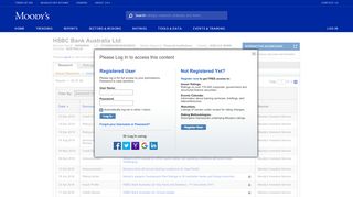 
                            11. HSBC Bank Australia Ltd Credit Rating - Moody's