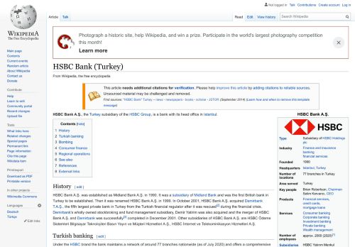 
                            7. HSBC Bank (Turkey) - Wikipedia