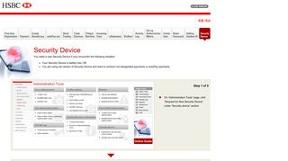 
                            5. HSBC - Business Internet Banking Guide - Security Device