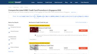 
                            9. HSBC Credit Card Promotions Singapore 2019 | MoneySmart.sg