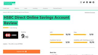 
                            13. HSBC Direct Online Savings Account Review - Earn 2.22% APY
