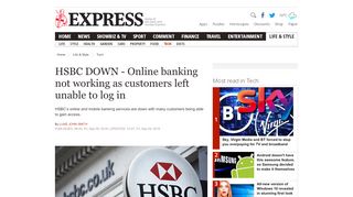 
                            10. HSBC DOWN - Online banking not working as customers left unable to ...