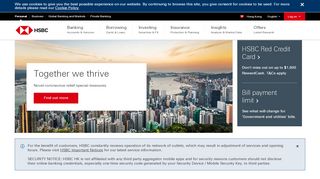 
                            2. HSBC Hong Kong - Credit Cards, Mortgage, Insurance, Deposits, Loans