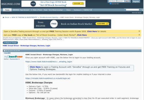 
                            11. HSBC Invest Direct - Brokerage Charges, Reviews, Login - BSE2NSE.COM