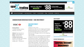 
                            11. HSBC InvestDirect Review - Canadian Online Broker - SparxTrading ...